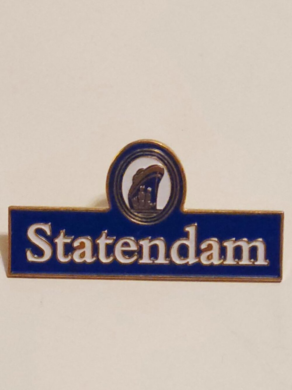 RARE Holland America Cruise Line Lapel Pin STATENDAM Cruise Ship